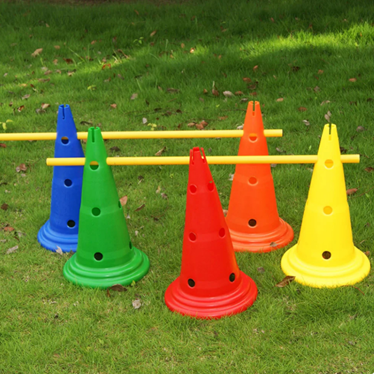 Exercise obstacles, cylindrical cone mushrooms support CNT training ...