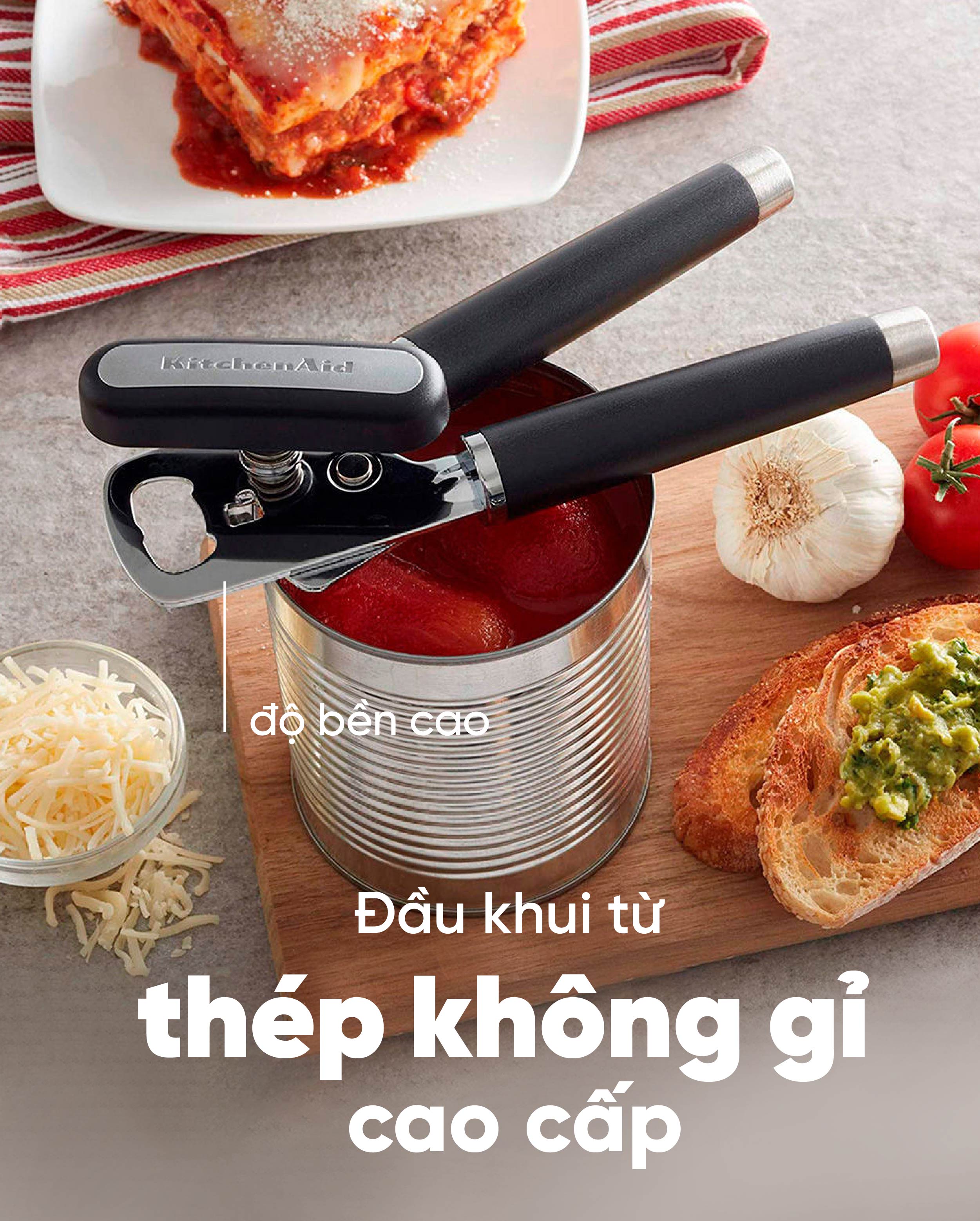 KitchenAid - Multi-function can opener - Red | Shopee Malaysia