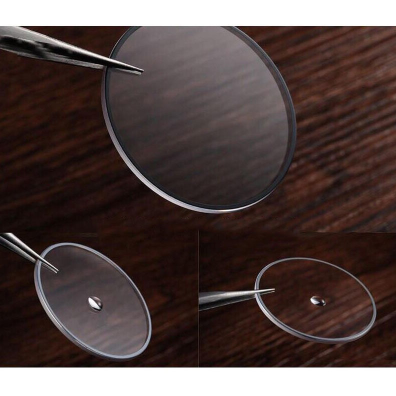 Flat anti-scratch glass for watches of all sizes, 1.0mm THICKNESS ...