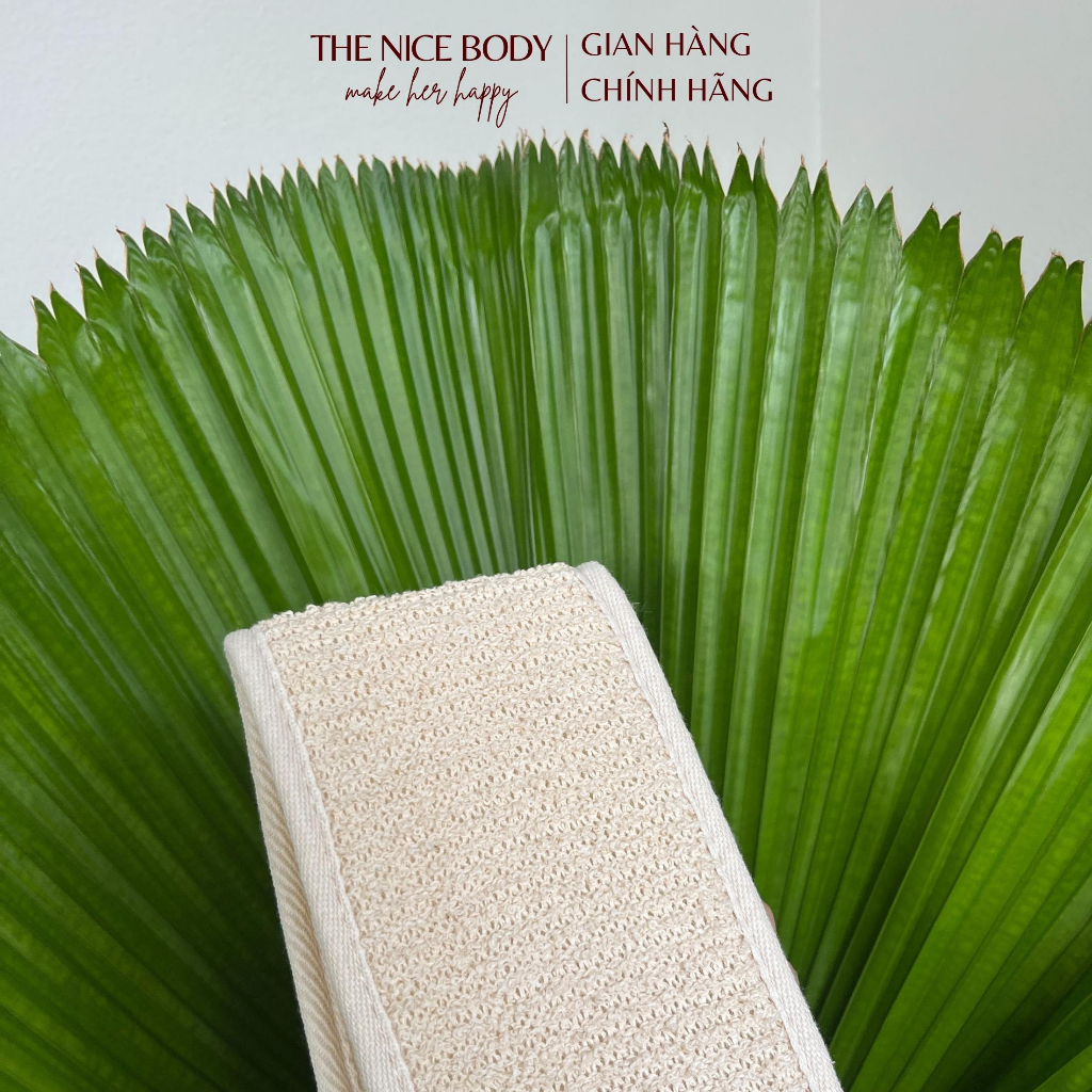The Nice Body Genuine Bath Rope, Back Scrubber Made from Natural Linen ...