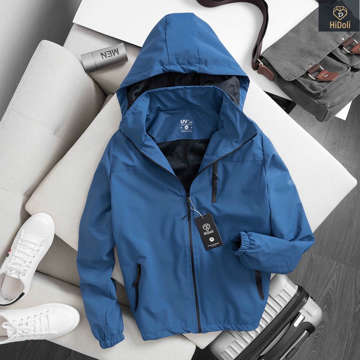 2-layer premium silver-coated NANO windJacket, silver-coated wind ...