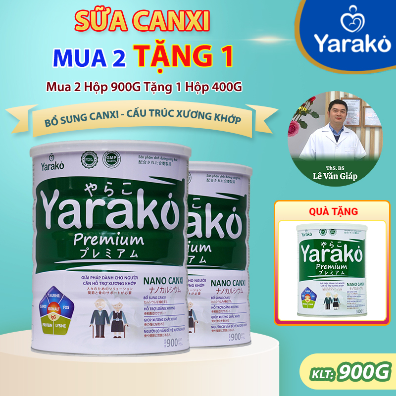 [900G Box - BUY 2 GET 1 FREE 400G BOX] YARAKO PREMIUM NANO CALCIUM Milk ...