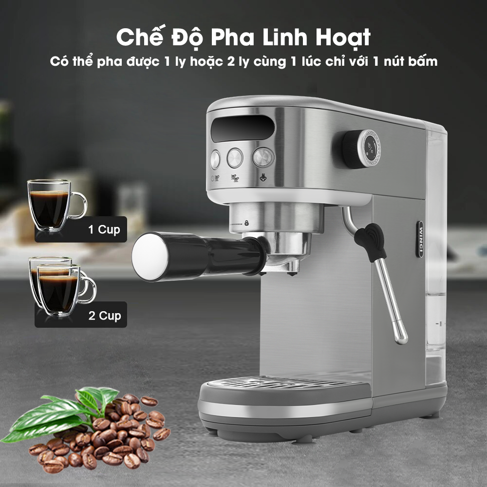 Winci EM3110 Espresso, Capuchino, Latte Coffee Maker, | Shopee Malaysia
