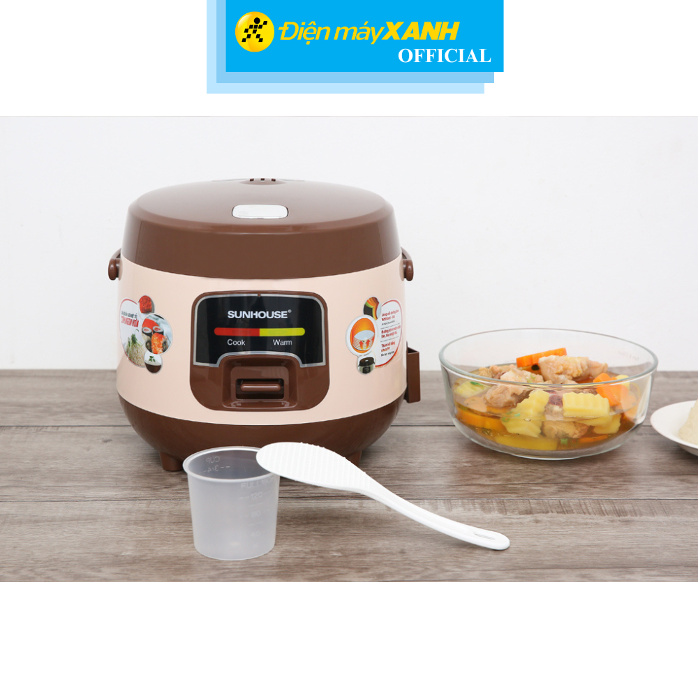 Sunhouse 1 liter lidded rice cooker SHD8208C - Genuine product | Shopee ...