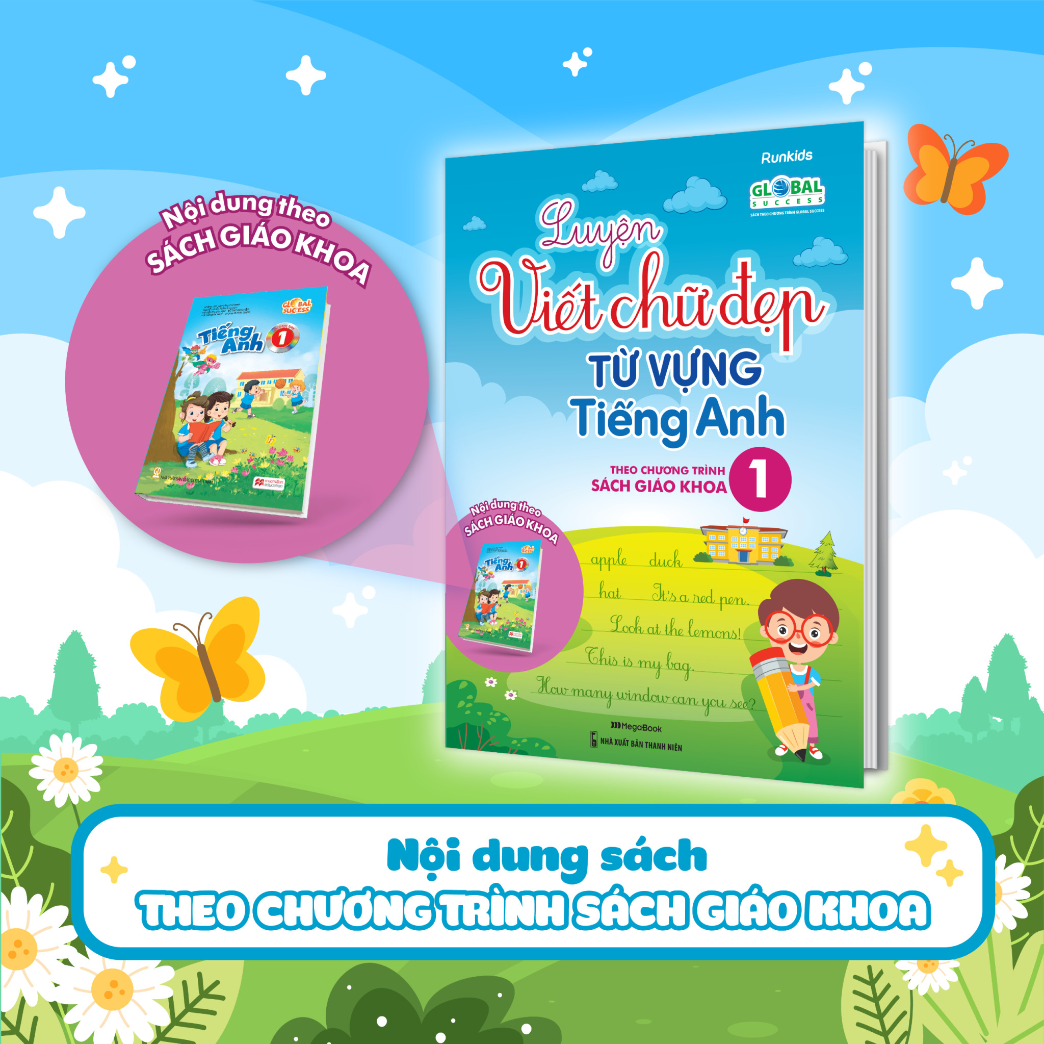 Practice book for writing beautiful handwriting and English vocabulary ...
