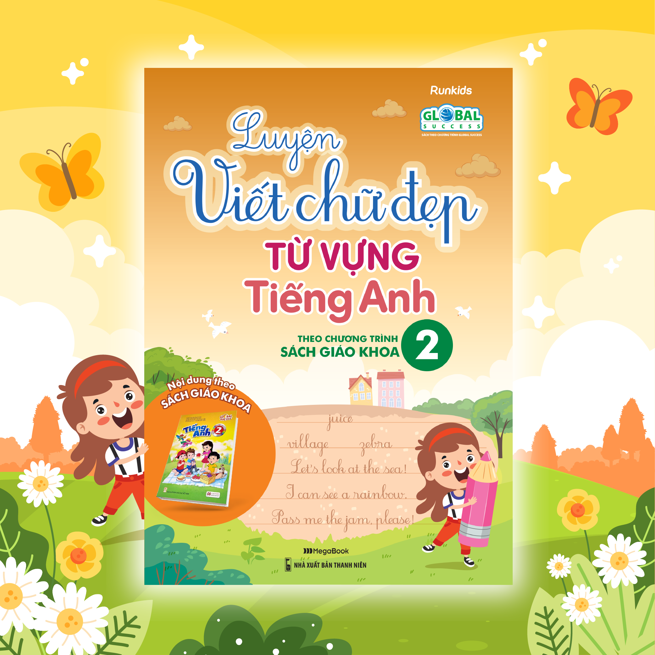 Combo book to practice writing beautiful handwriting and English ...