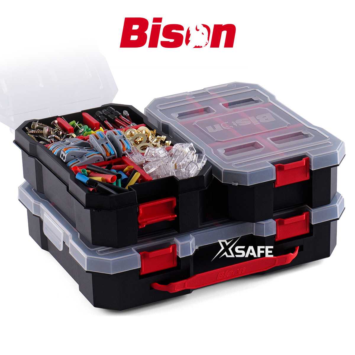 Bison 3-in-1 components box, IP54 waterproof, high-quality plastic ...