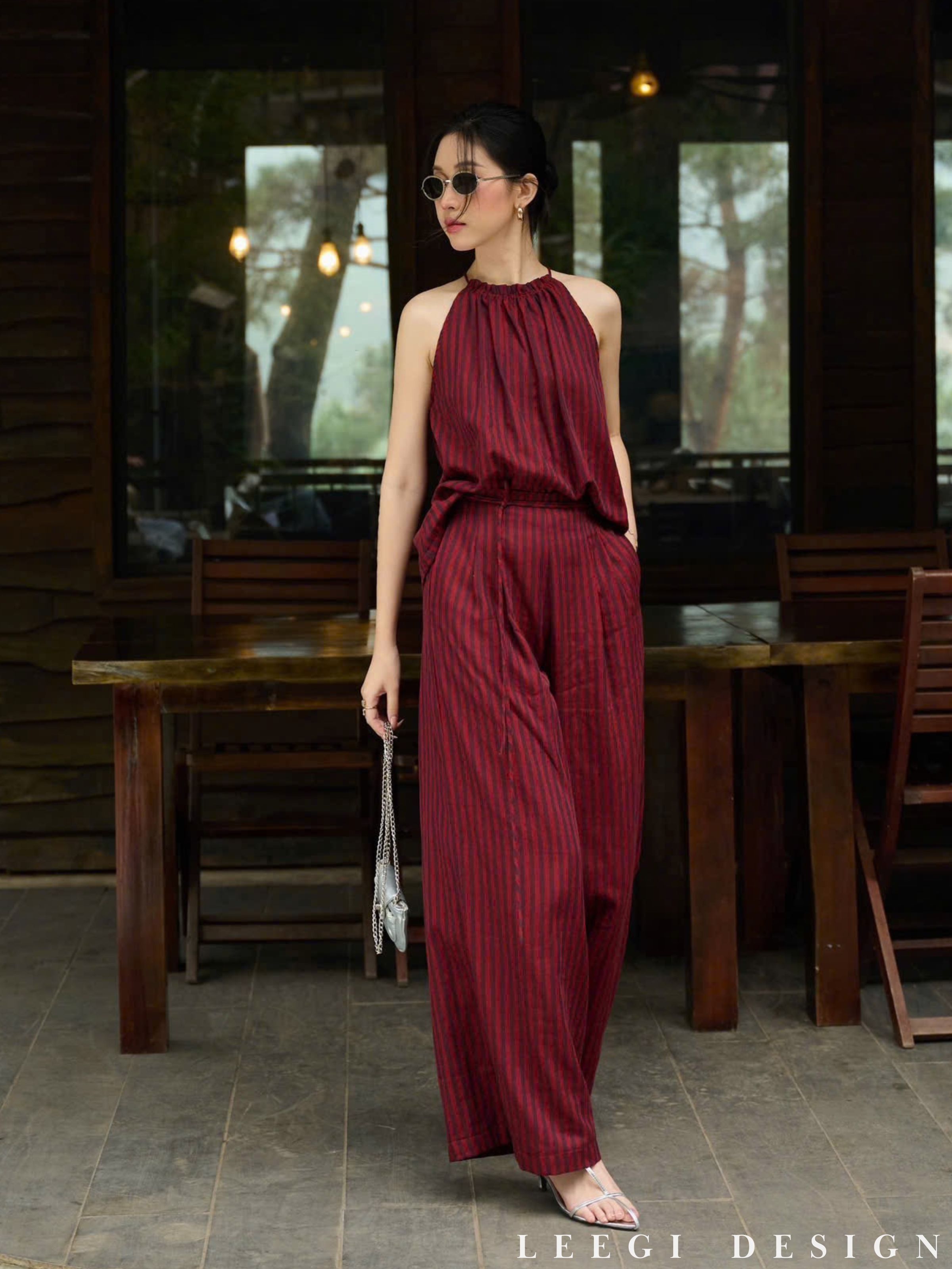 Set of Plaid Pattern Overalls Mixed with LeeGi Design Trousers in ...