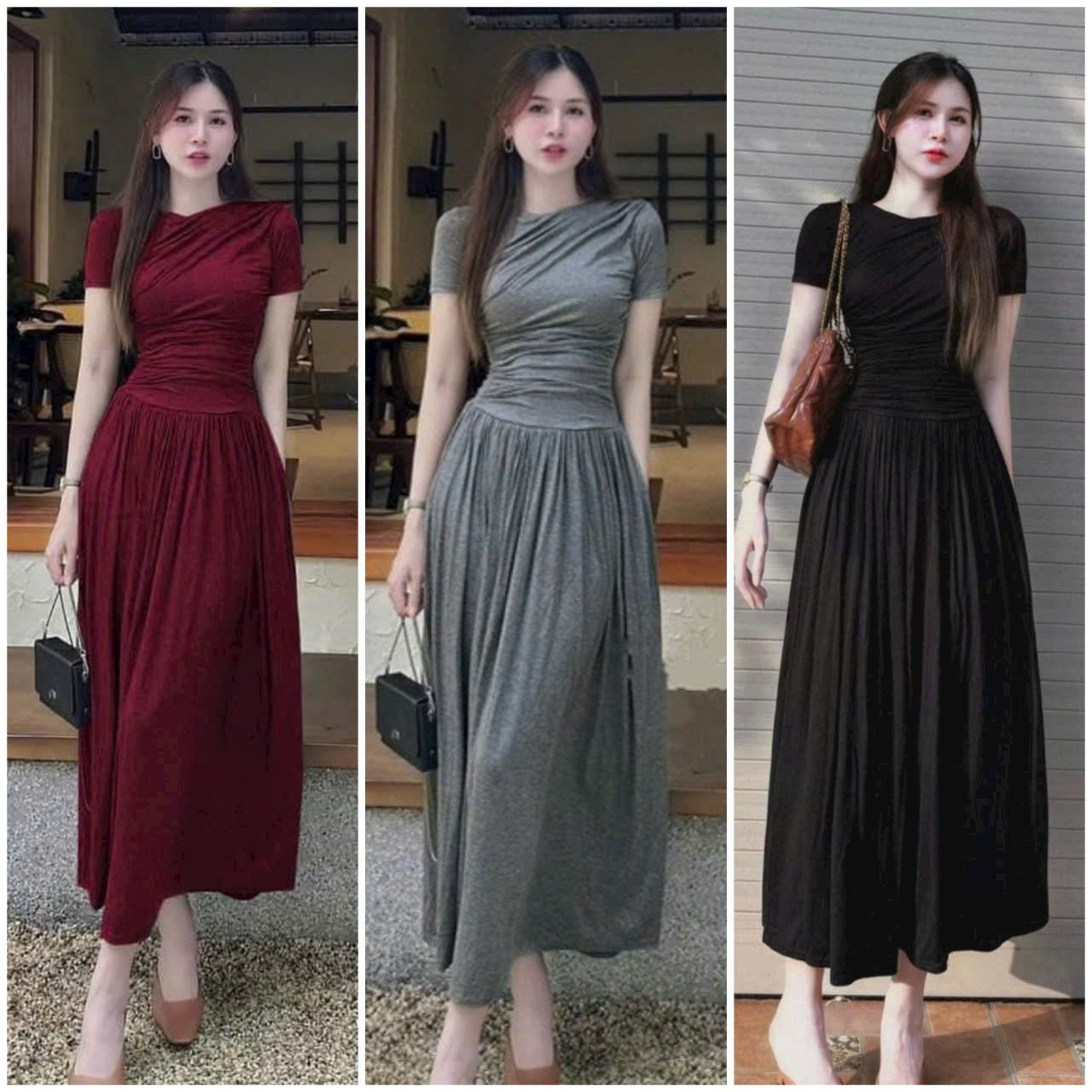 Body dress has an elegant and feminine style suitable for going out ...