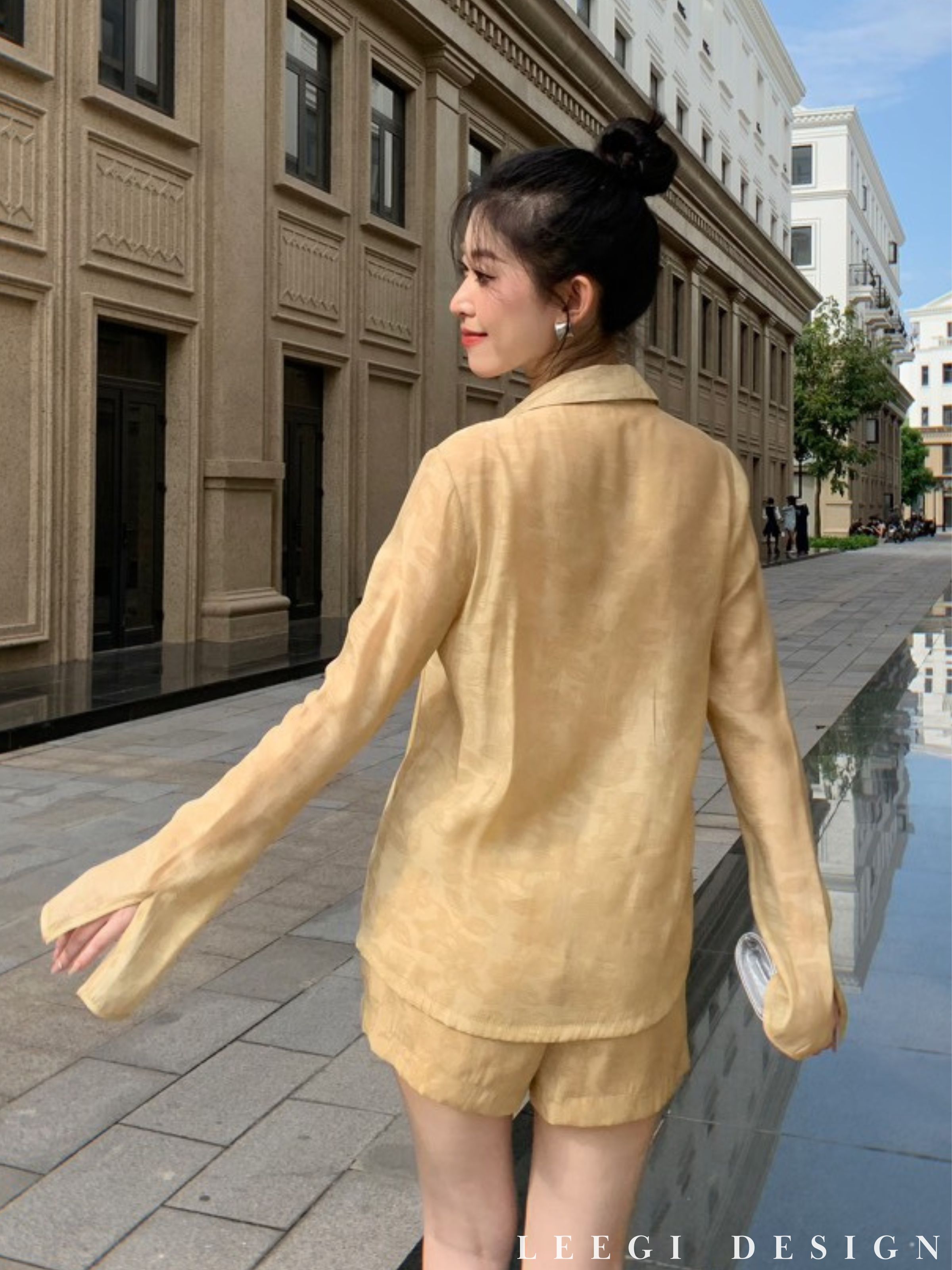 Leegi Design Luxurious Long-Sleeved Women's Set for Going Out to Coffee ...