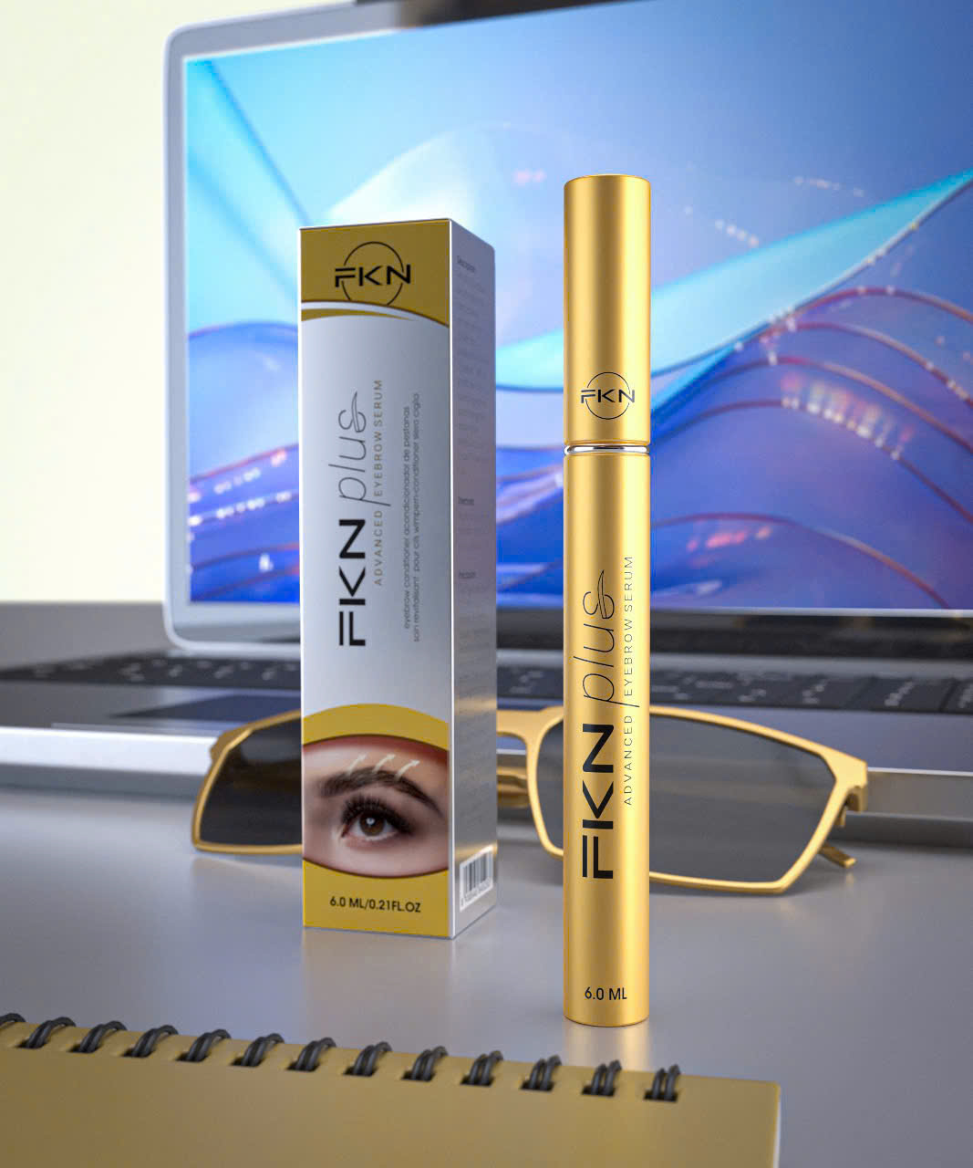 New upgraded version of FKN Plus eyebrow Serum helps your eyelashes ...