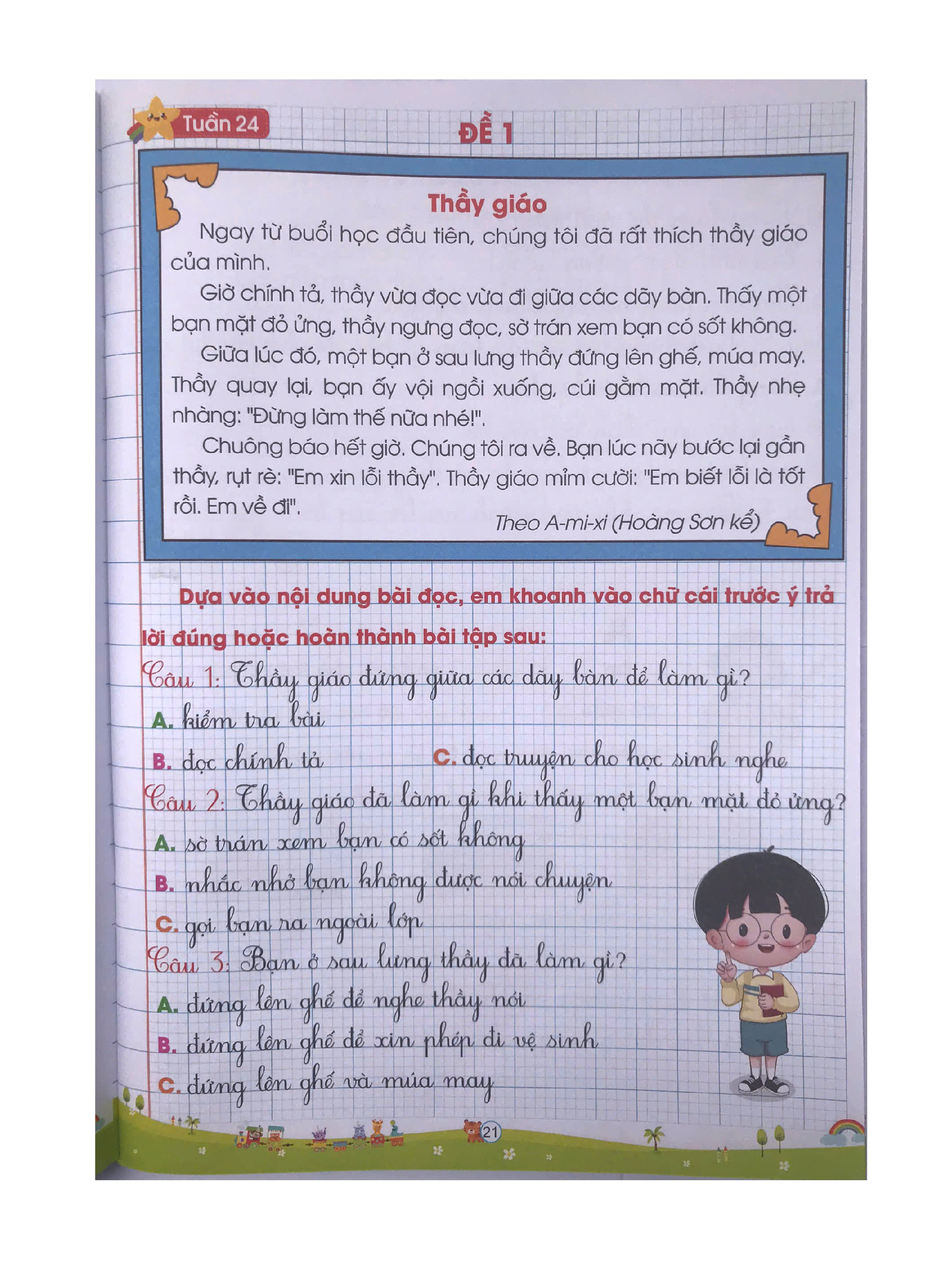 Book - Notebook Exercises to Enhance Math and Vietnamese Grade 1 Volume ...