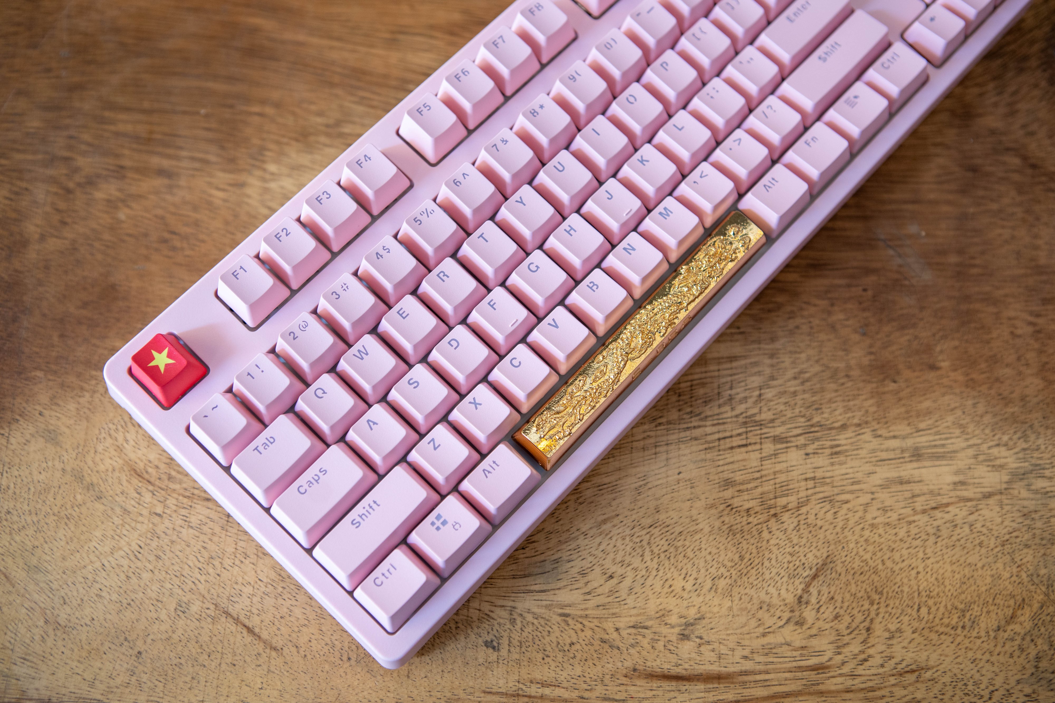 Genuine EDRA EK387L PINK WIRED GAMING MECHANICAL KEYBOARD (BLUE SWITCH ...