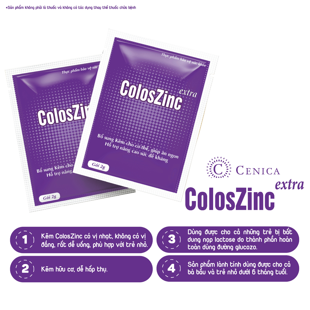 Zeambi ColosZinc Extra, Organic Zinc, Box of 25 packs (KM) | Shopee ...