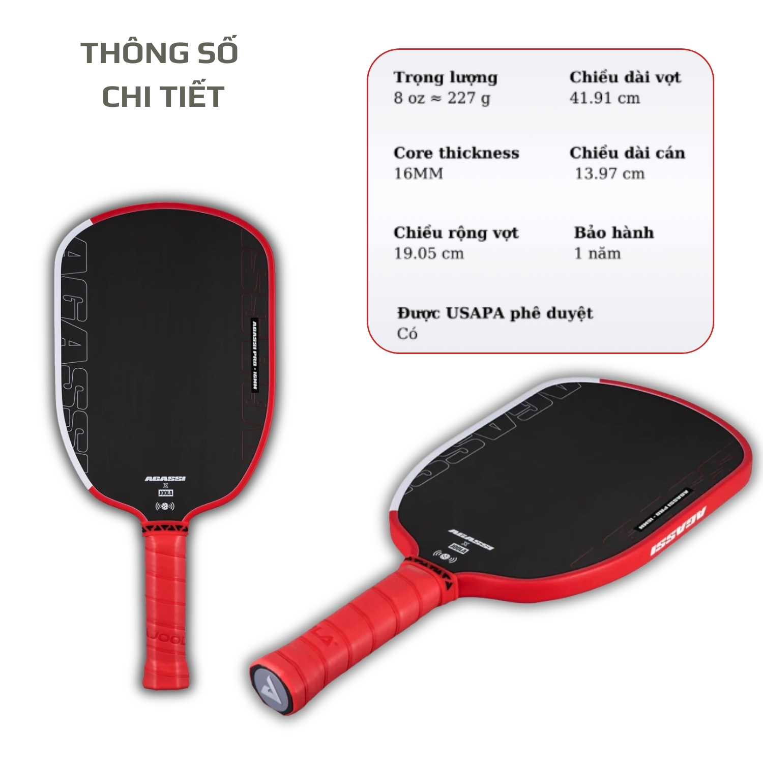 Joola Agassi Pro pickleball racket- Check NFC chip | Shopee Malaysia
