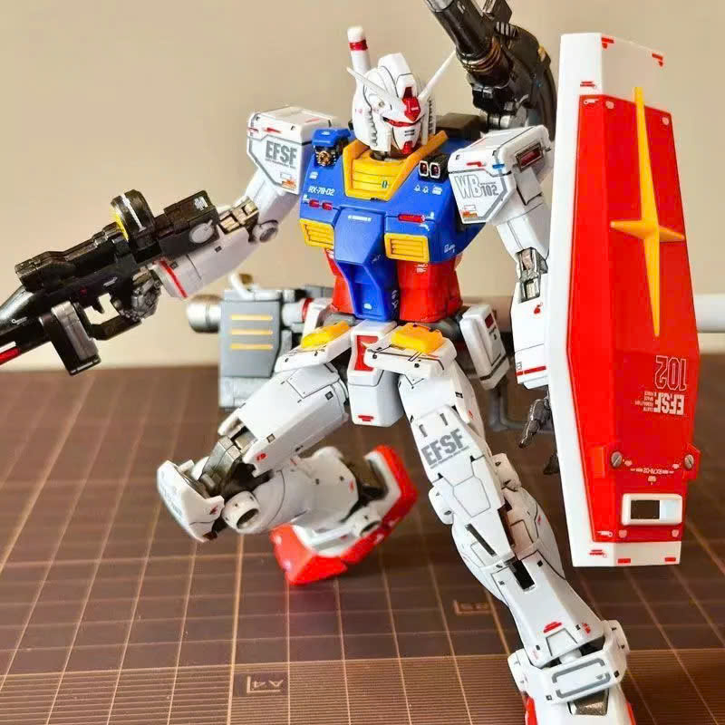 Assembled model RG 40 RX-78-2 (Comes with effect set, base and decal ...
