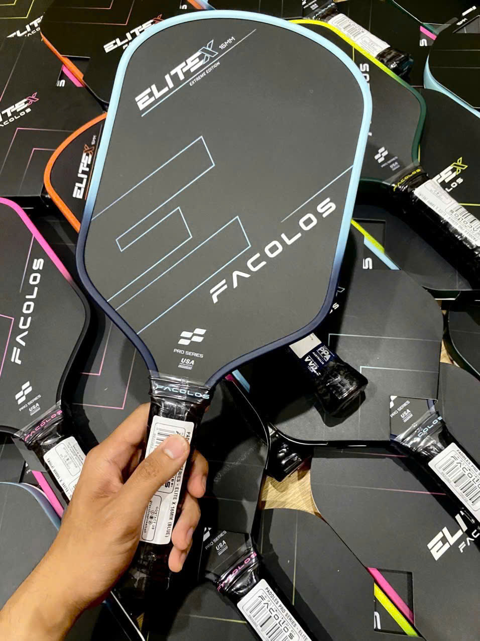 GENUINE FACOLOS ELITE X RACKET FACOLOS PICKLEBALL PICKLEBALL PADDLE ...
