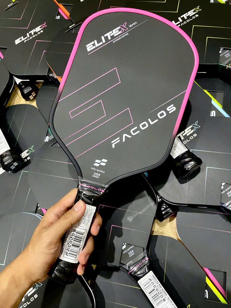 GENUINE FACOLOS ELITE X RACKET FACOLOS PICKLEBALL PICKLEBALL PADDLE ...