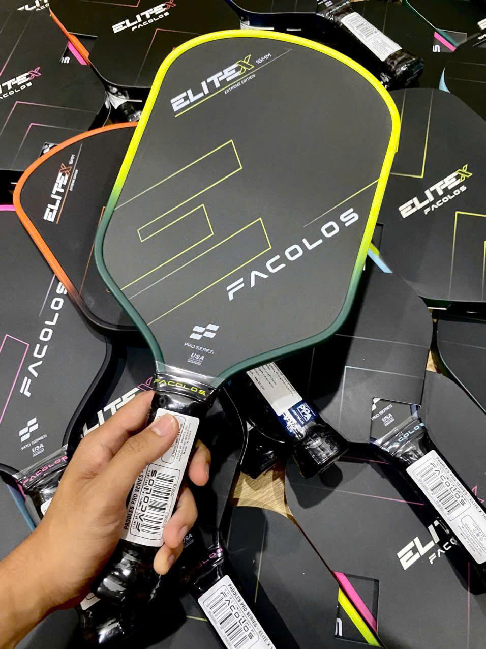 GENUINE FACOLOS ELITE X RACKET FACOLOS PICKLEBALL PICKLEBALL PADDLE ...