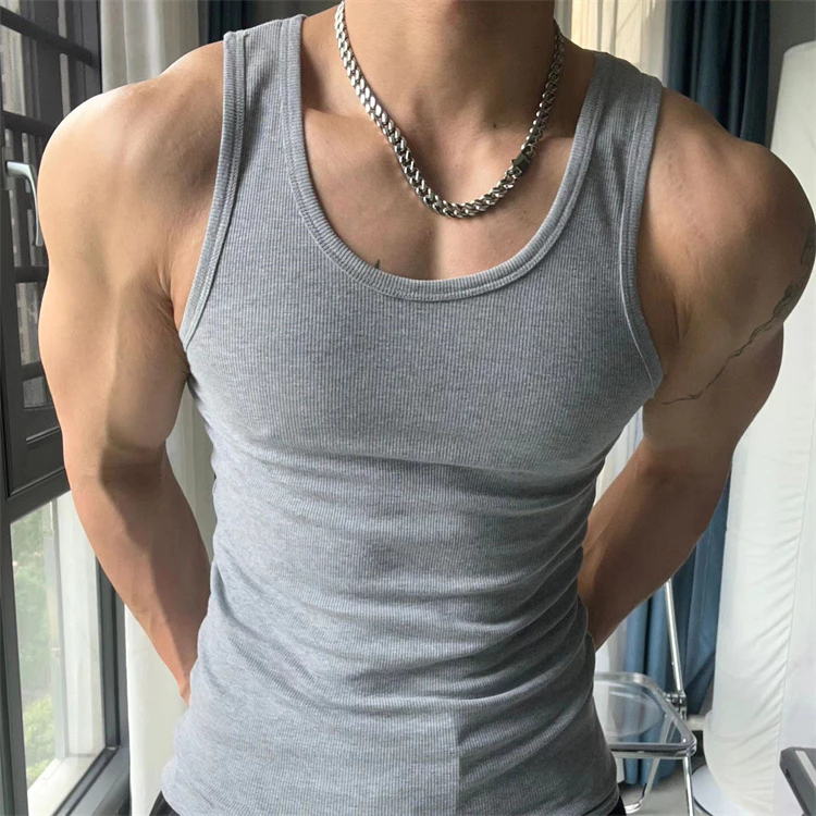 HALLEY Men's High Quality Breathable Tanktop, Body-hugging, Easy To ...