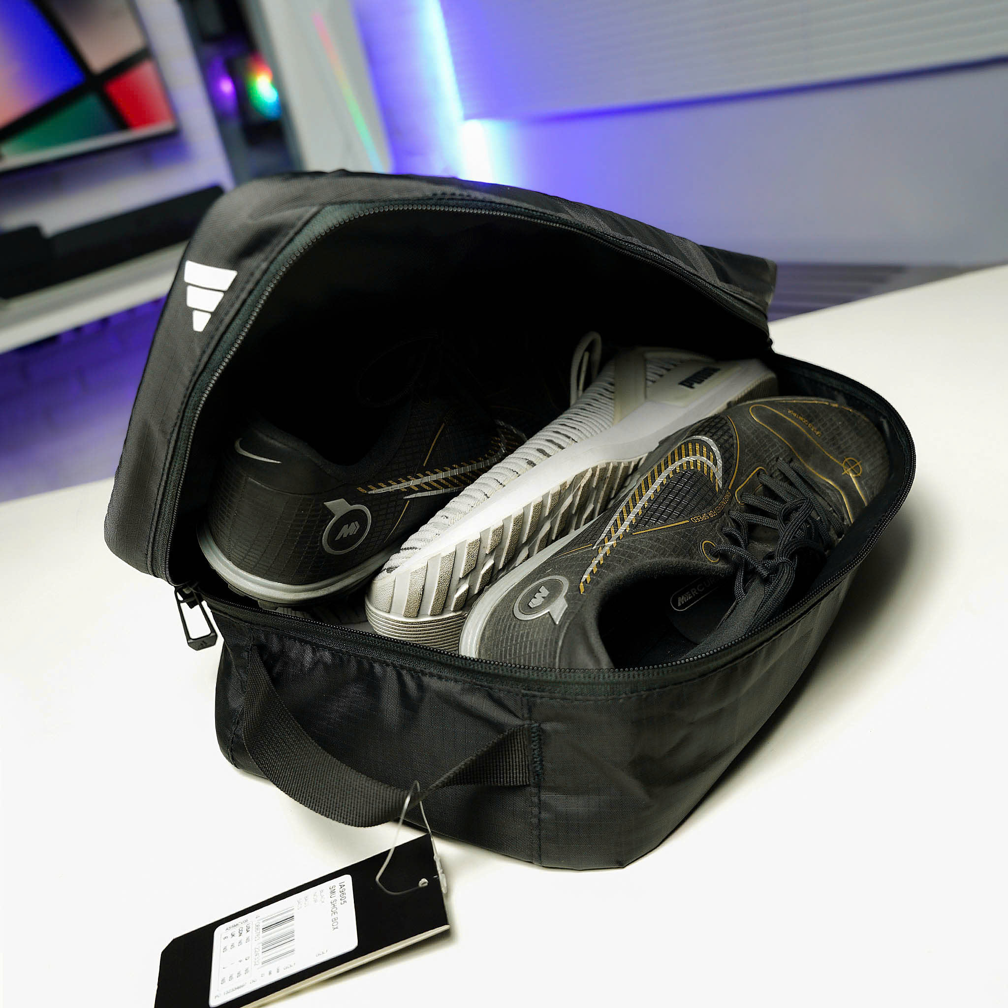 Adi/das SMU shoe-box hand-held sports shoe basket for soccer, golf ...