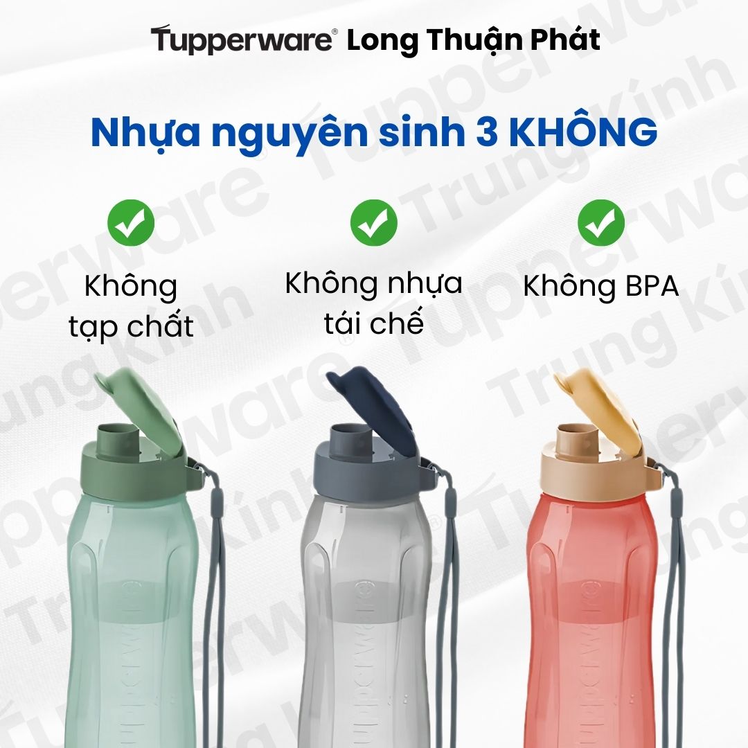 Tupperware Eco Bottle 310ml -1500ml heat resistant to 80 degrees, take ...