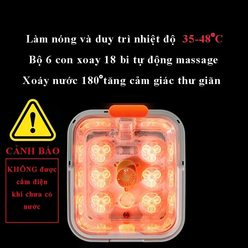 Foot Bath with Massage Rollers Reduces Pain, Numbness in Feet, Helps