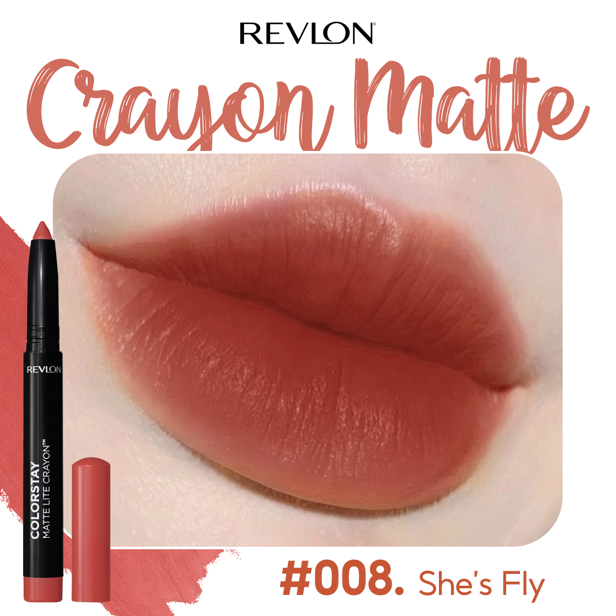 Revlon Colorstay Matte Lite Crayon (1.4g) | Shopee Malaysia