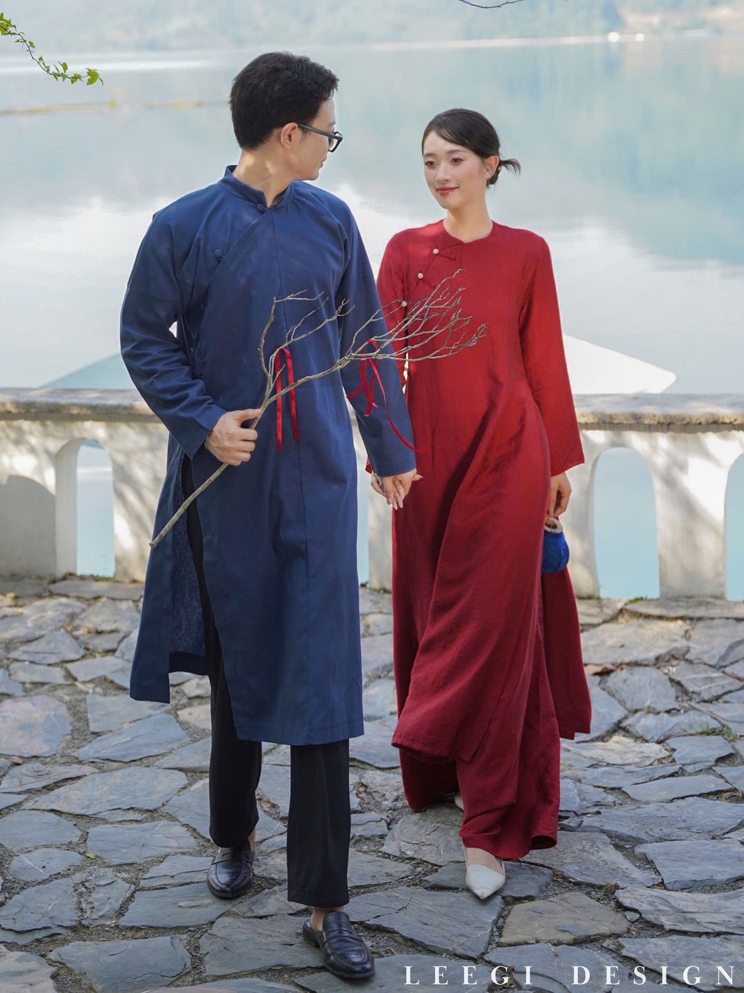 Modern Ao Dai for Women Bach Di LeeGi Design Elegant Design Long Sleeve ...