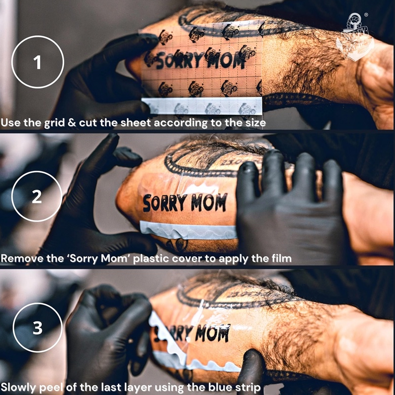 72h tattoo protection sticker (15cm x 1 meter) | Shopee Malaysia