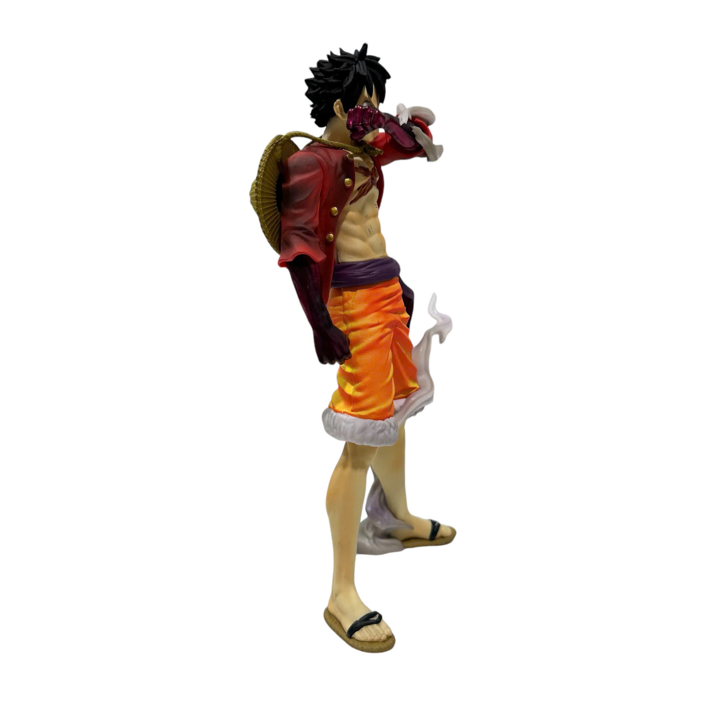Luffy model blowing hands in ready fighting position 20cm tall - One ...