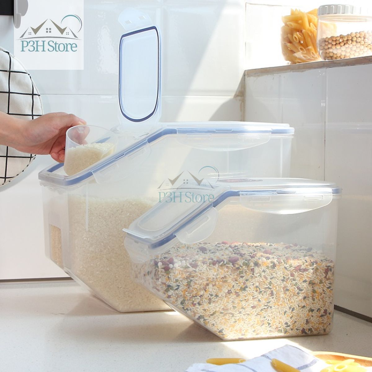 Lock&Lock Special rice container 5L HPL700, 10Kg HPL510 and Inochi ...