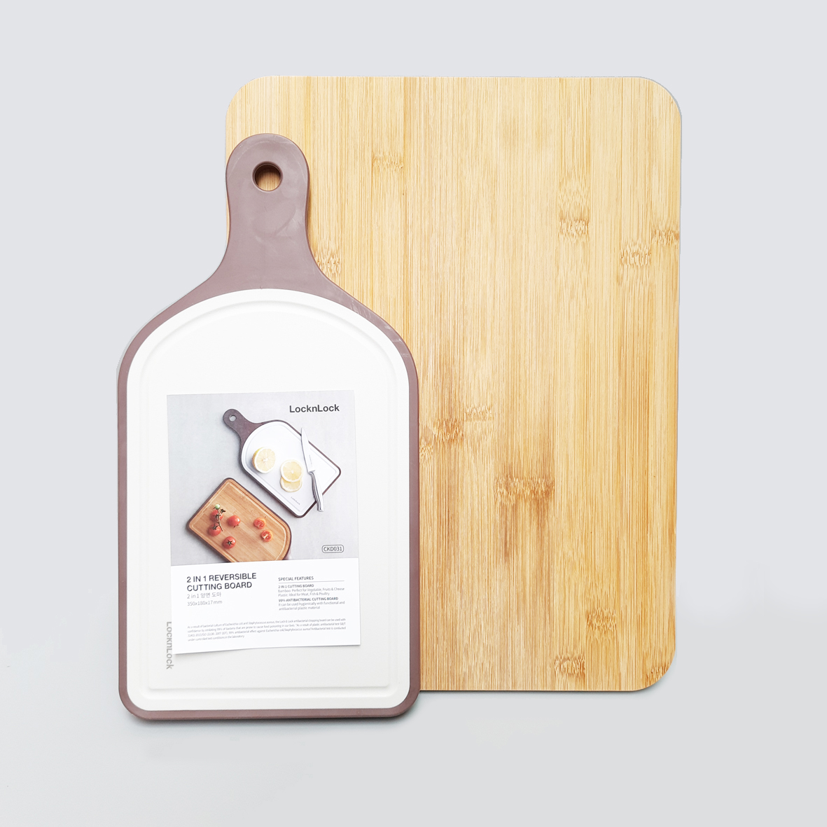 Double-Sided Antibacterial Cutting Board Lock&Lock CKD031 - CKD032 (1 ...