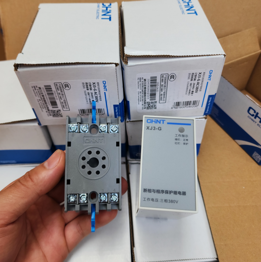 (Chint) XJ3-G 380VAC phase loss protection relay, anti-phase loss ...