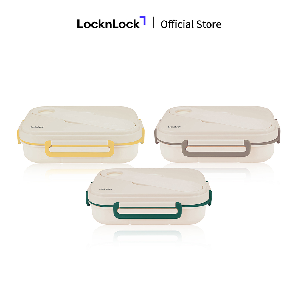 LocknLock Divided Lunch Box LCB952 Capacity 1.4L, 3 Color Options - K ...