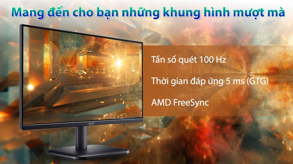 Acer EK221Q E3 Monitor 22 inch IPS Full HD 100Hz 1ms – FreeSync, Thin ...