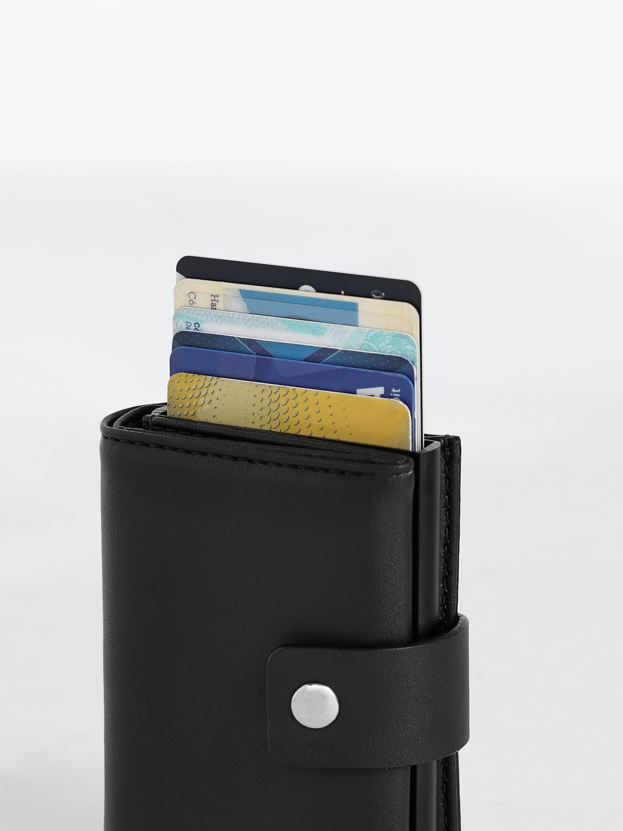 REX Leather Trifold Wallet Card Box For Unisex Money Wallet With Many ...