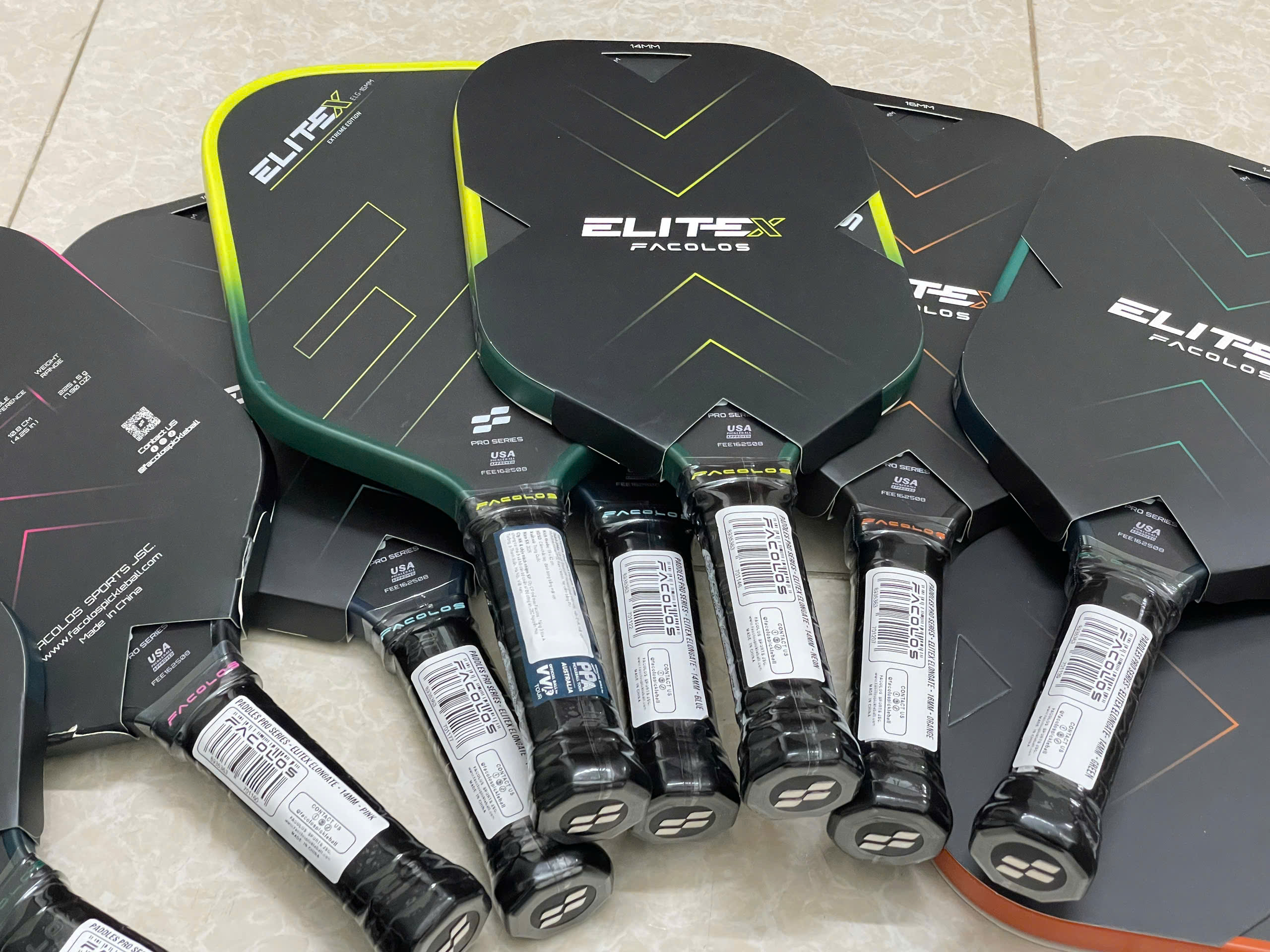 Genuine Facolos Elite X Elongated elg Pickleball Racket – Premium ...