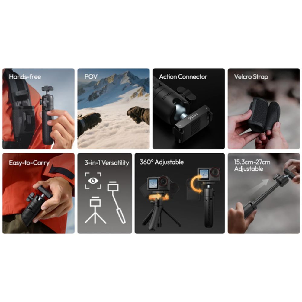 Ulanzi MT66 – 3-Mode Mini Tripod/Tripod for Action Camera, GoPro, DJI ...