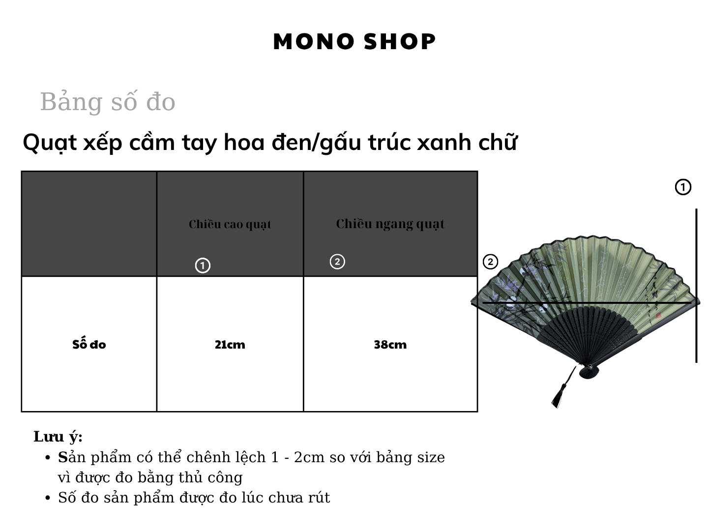 Hand-held folding fan with black flowers/blue panda letters New model ...