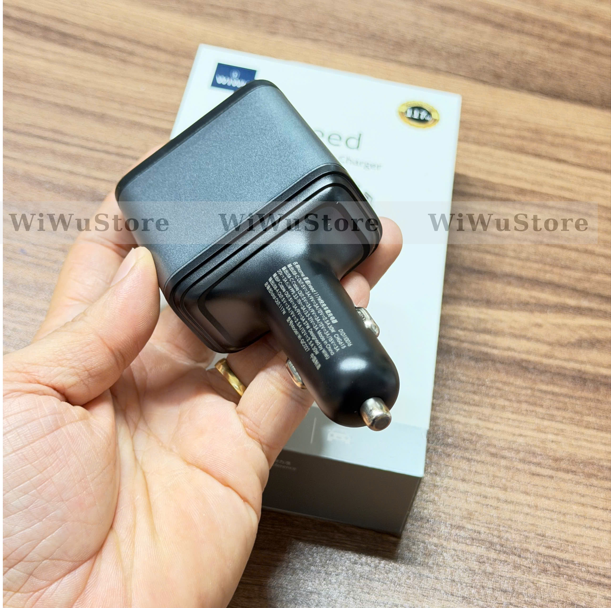 WiWU Exeed 117W QC+PD Fast Car Charger Wi-QC027 Multi-Port with 2 ...