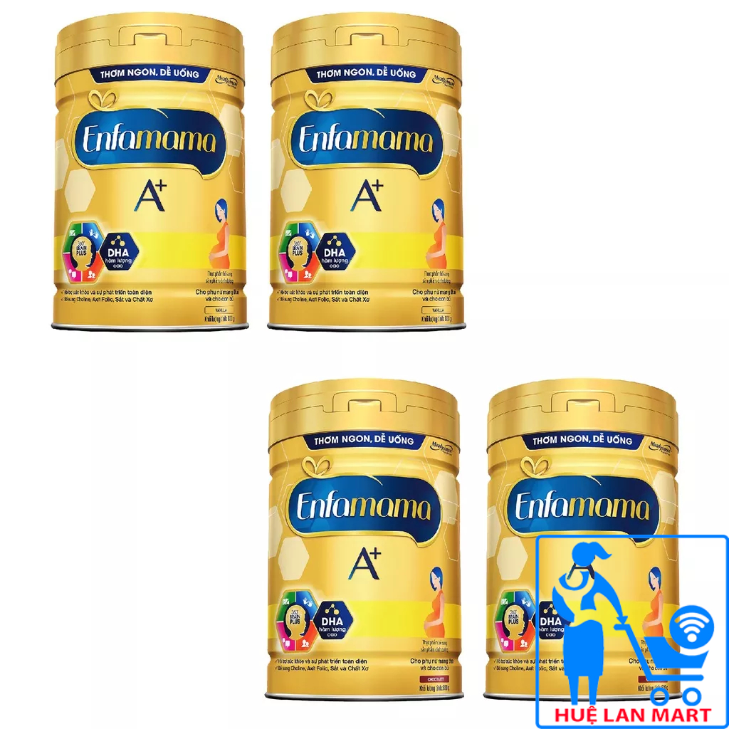 Combo 2 Boxes Of Mead Johnson Enfamama A+ Vanilla / Chocolate Powdered