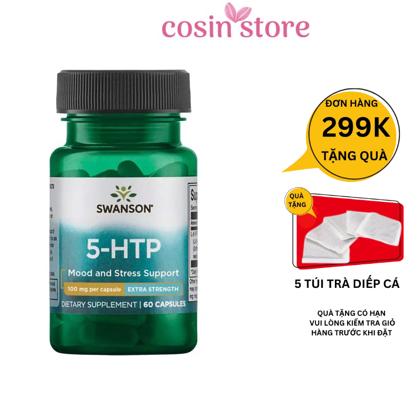 Swanson 5HTP Extra Strength oral tablet 100mg 60 tablets to help