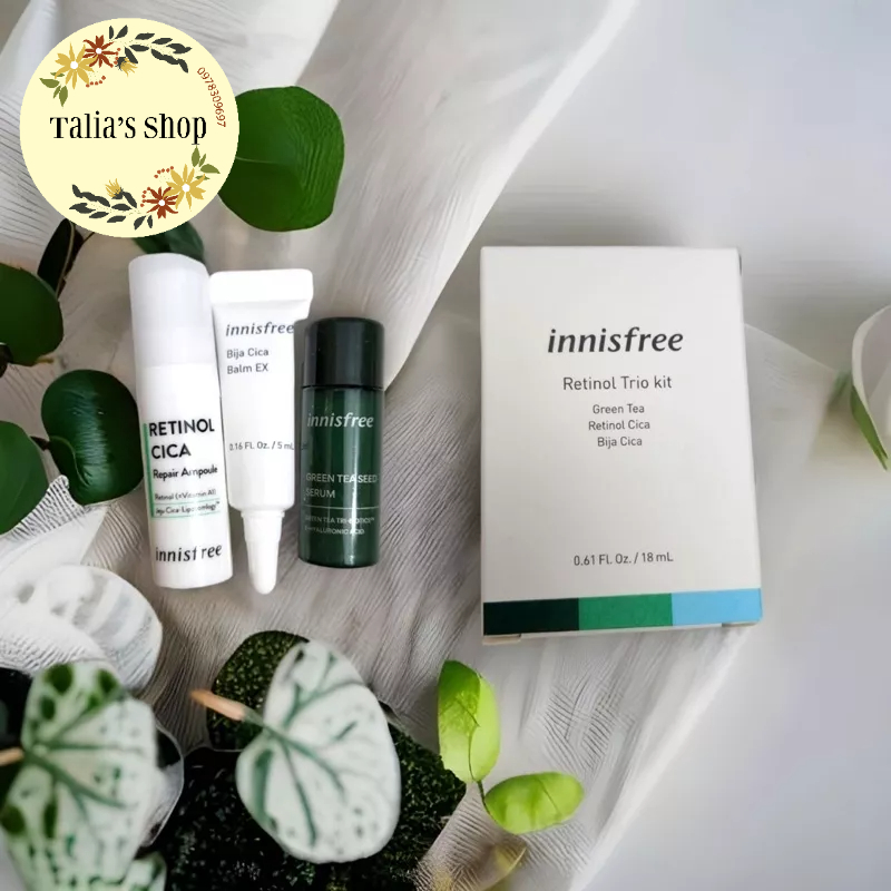 Innisfree Retinol Trio Kit Moisturizing And Restoring Kit Shopee Malaysia
