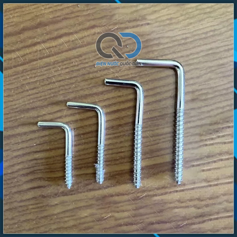 Set Of 10 LShaped Screws For Wall Hook, Curtain Screws, Picture Screws