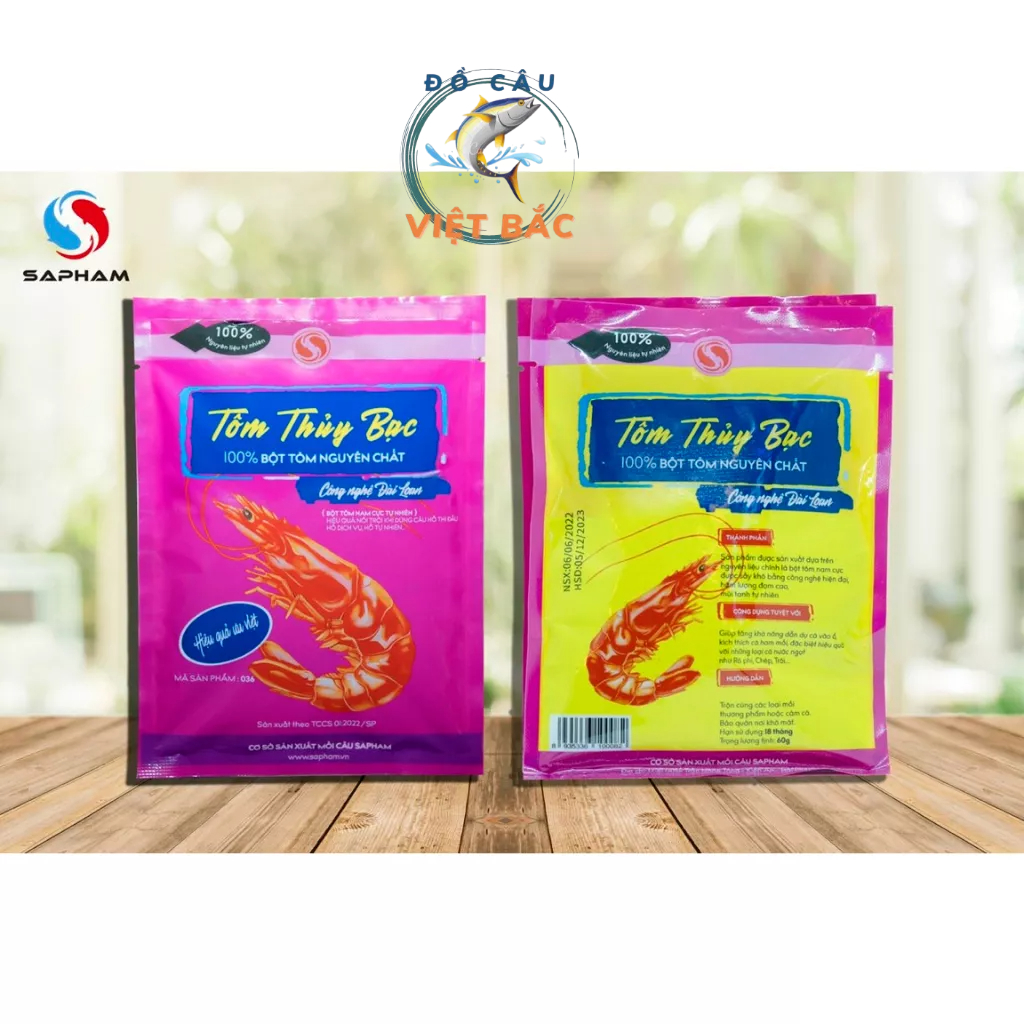 SA Taiwan Bait Pham Thuy Silver Shrimp Powder Pure Shrimp Powder 100% ...