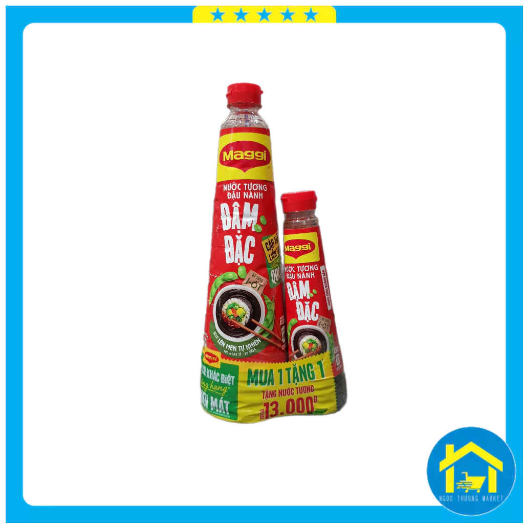 Maggi Soy Sauce Concentrate 700ml Bottle (Included 200ml Bottle