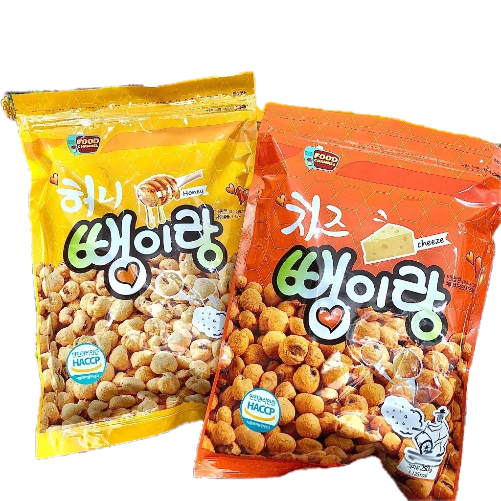 Korean Explosive Corn SNACK Honey / PPONGIRAN Cheese -250G | Shopee ...