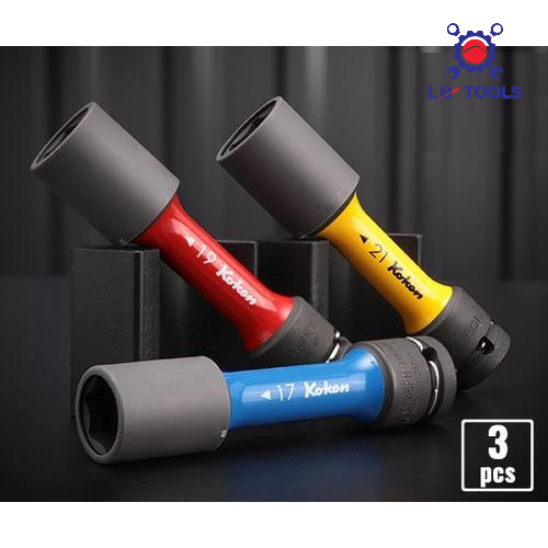 Japanese Koken car wheel opening 1/2 socket, sizes 17,19,21 - Anti ...