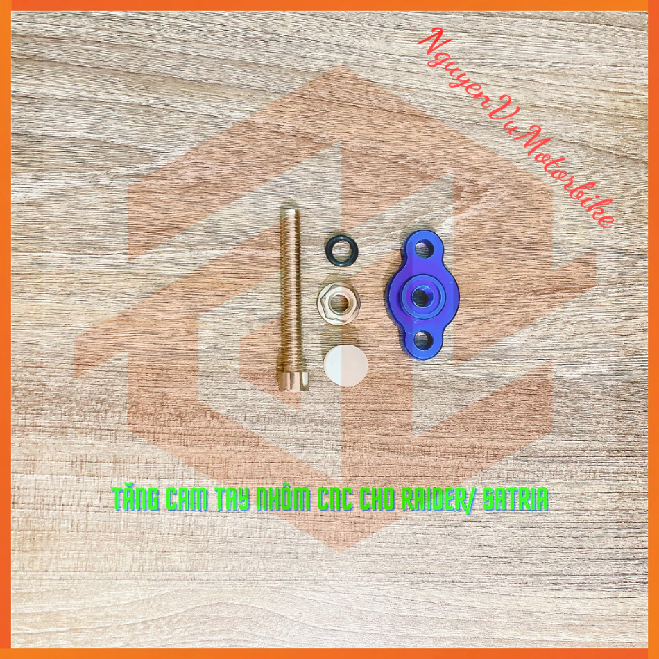 Cnc Aluminum Orange Increase Mounting Raier Satria - Blue | Shopee Malaysia